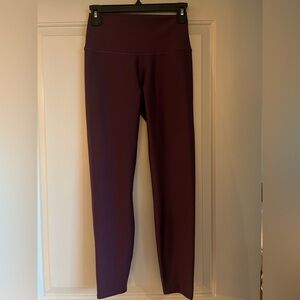 Alo 7/8 High-Waist Airlift Legging in Dark Plum